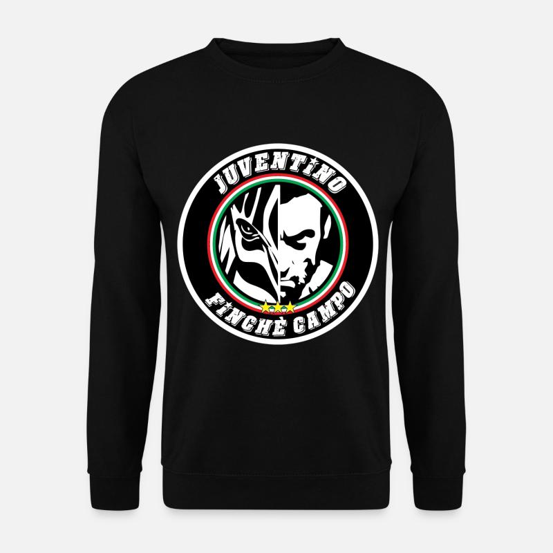 Juventino Emblem Kreis Motiv - Unisex Pullover - Schwarz