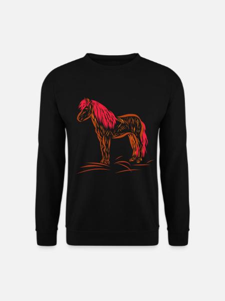Horse - Unisex Sweatshirt - black