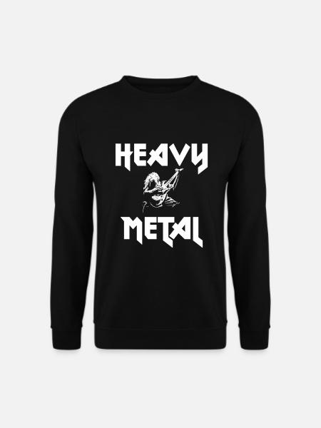 Heavy Metal Hardrock Gitarre Rock Musik Shirt - Unisex Pullover - Schwarz
