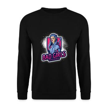 Mérid de Walkyrie Walkyrie cadeau viking - Sweat-shirt Unisexe - noir - Devant - Alina (178cm) & Michal (187cm)