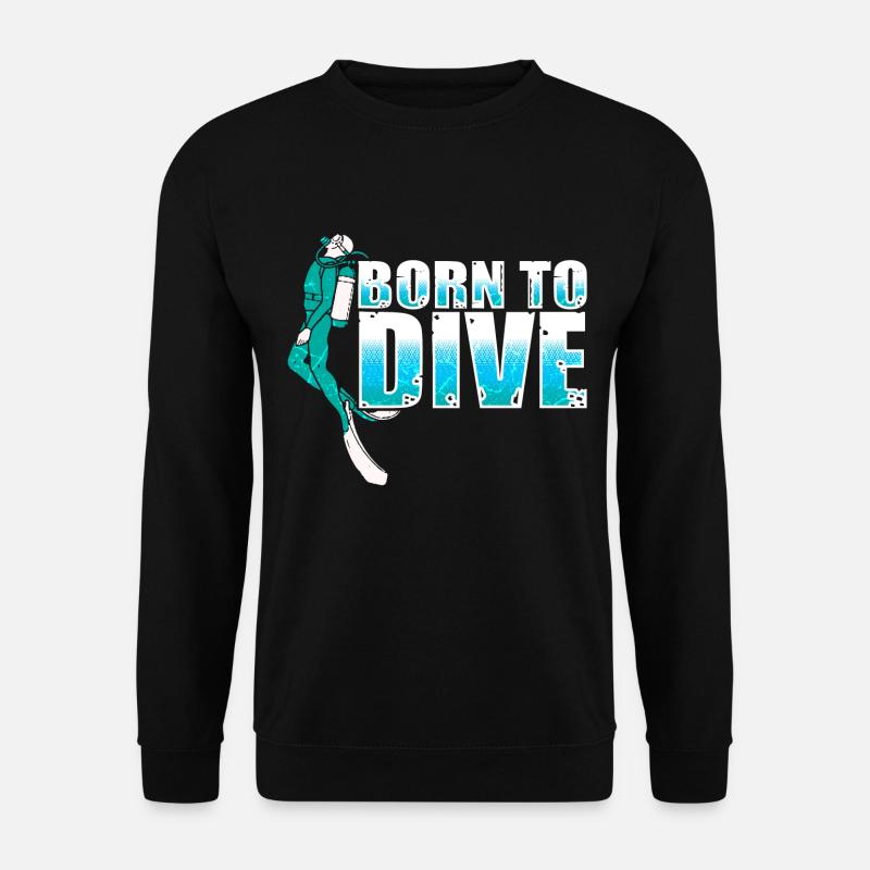 Diving divers - Unisex Sweatshirt - black