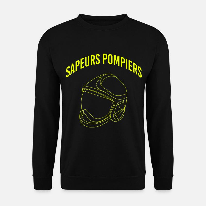 POMPIER - sapeurs pompiers - Sweat-shirt Unisexe - noir