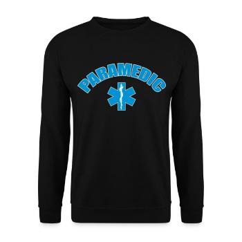 Paramedic - Unisex Pullover - Schwarz - Vorne - Alina (178cm) & Michal (187cm)