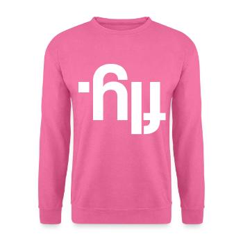 acrobaties aériennes - Sweat-shirt Unisexe - rose - Devant