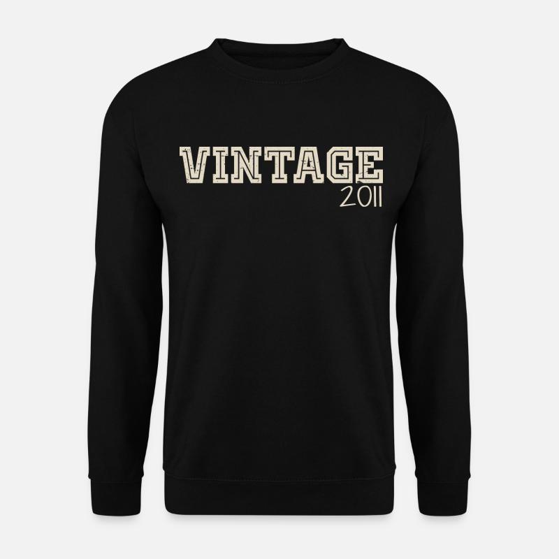 Jahrgang 2011 Original 2011 Retro 2011 Geschenk 2011 - Unisex Pullover - Schwarz