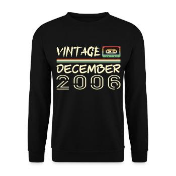 2006 December 2006 Jubilee December 2006 - Unisex Sweatshirt - black - Front - Alina (178cm) & Michal (187cm)