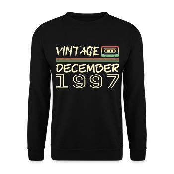 1997 December 1997 Jubilee December 1997 - Unisex Sweatshirt - black - Front - Alina (178cm) & Michal (187cm)