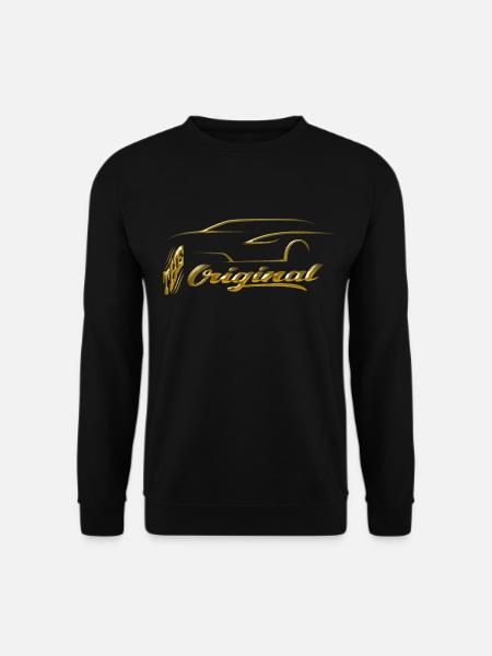 Sportwagen Auto Silhouette Design - Unisex Pullover - Schwarz