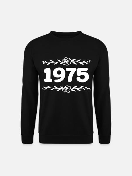 1975 Vintage 1975 Retro 1975 Anniversary 1975 - Unisex Sweatshirt - black