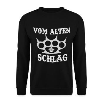 From the old beat - Unisex Sweatshirt - black - Front - Alina (178cm) & Michal (187cm)