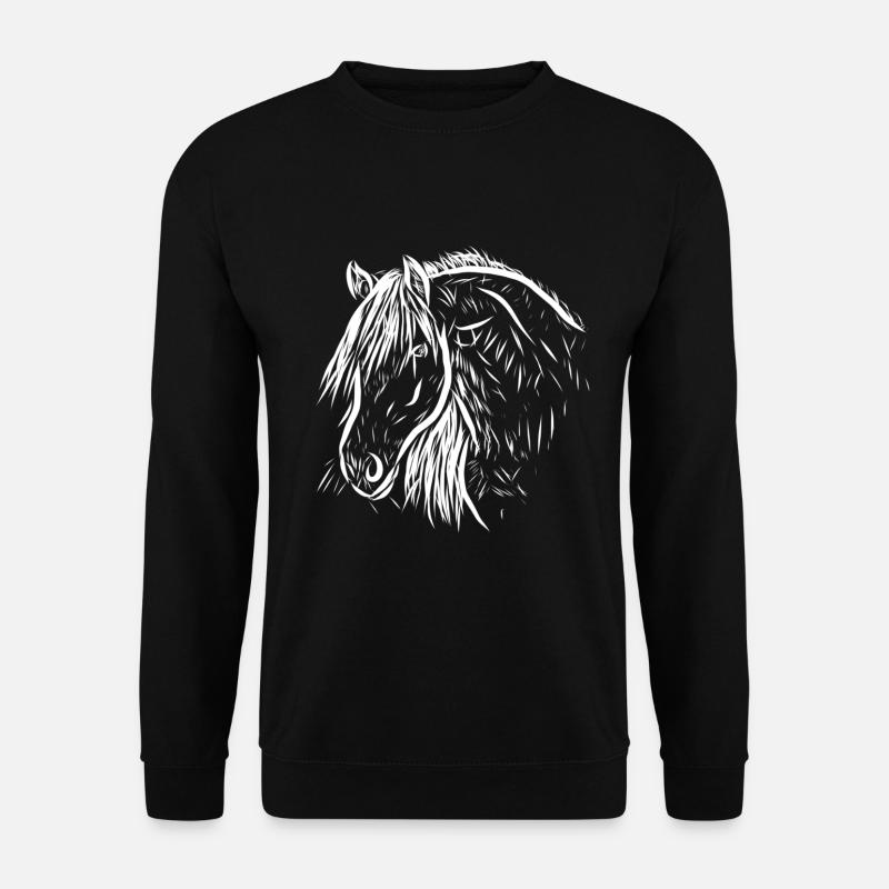 Cheval - Sweat-shirt Unisexe - noir