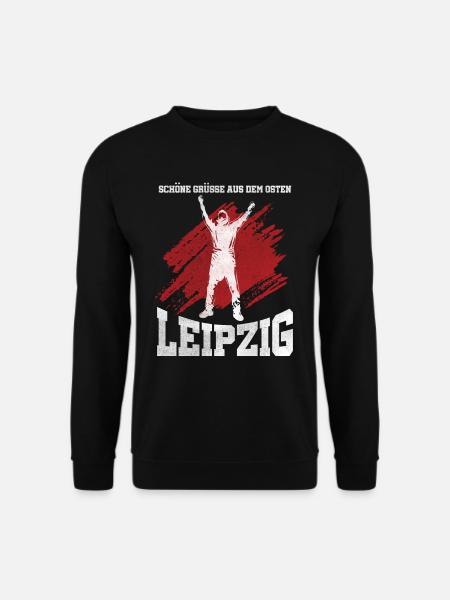 Salutations de l'Est Leipzig - Saxe - Sweat-shirt Unisexe - noir