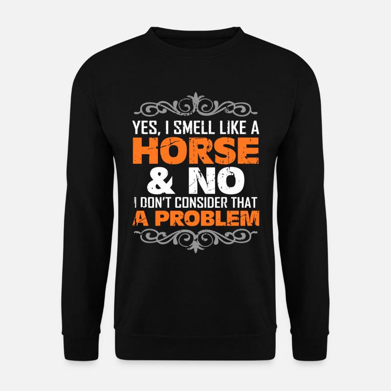 Riding Hobby Gift Idea for Riders - Unisex Sweatshirt - black