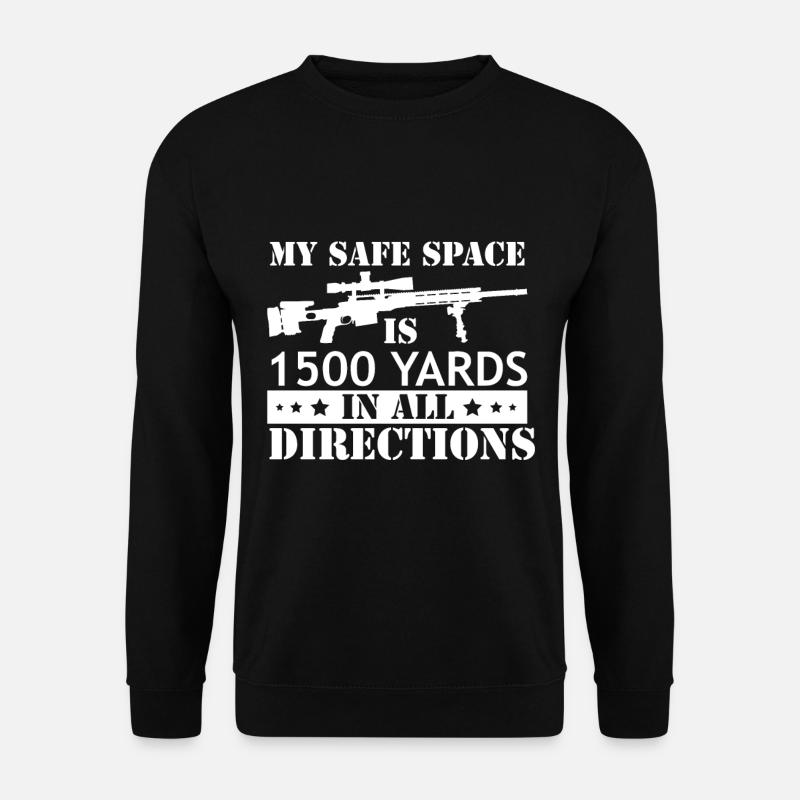 Military Veteran Sniper - Unisex Sweatshirt - black