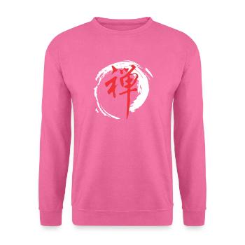 Zen Symbol Enzo Circle Harmonious Elegance Buddhist - Unisex Sweatshirt - pink - Front