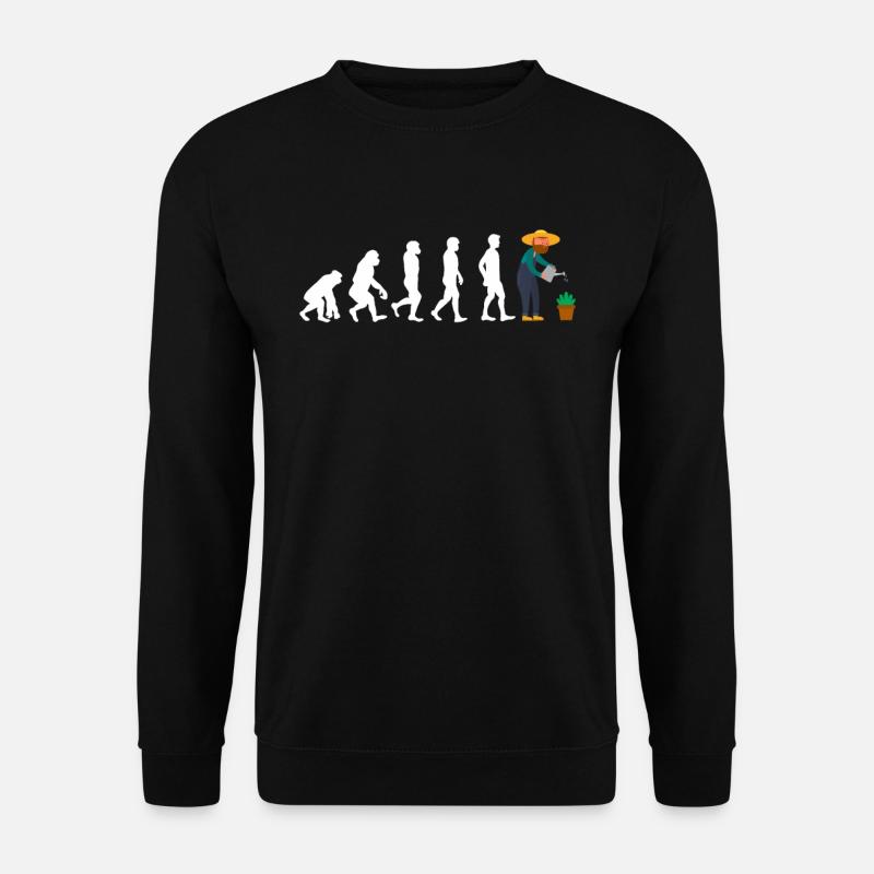Gärtner Evolution Garten Pflege Gießkanne Rasen - Unisex Pullover - Schwarz