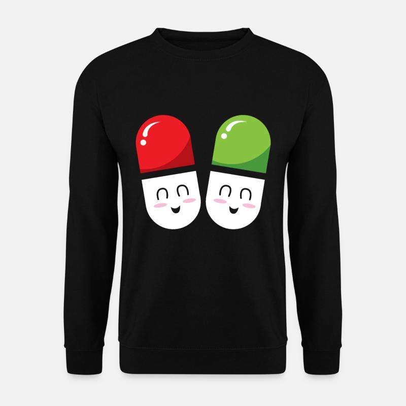 Pharmacien comprimés pharmacie médecins - Sweat-shirt Unisexe - noir
