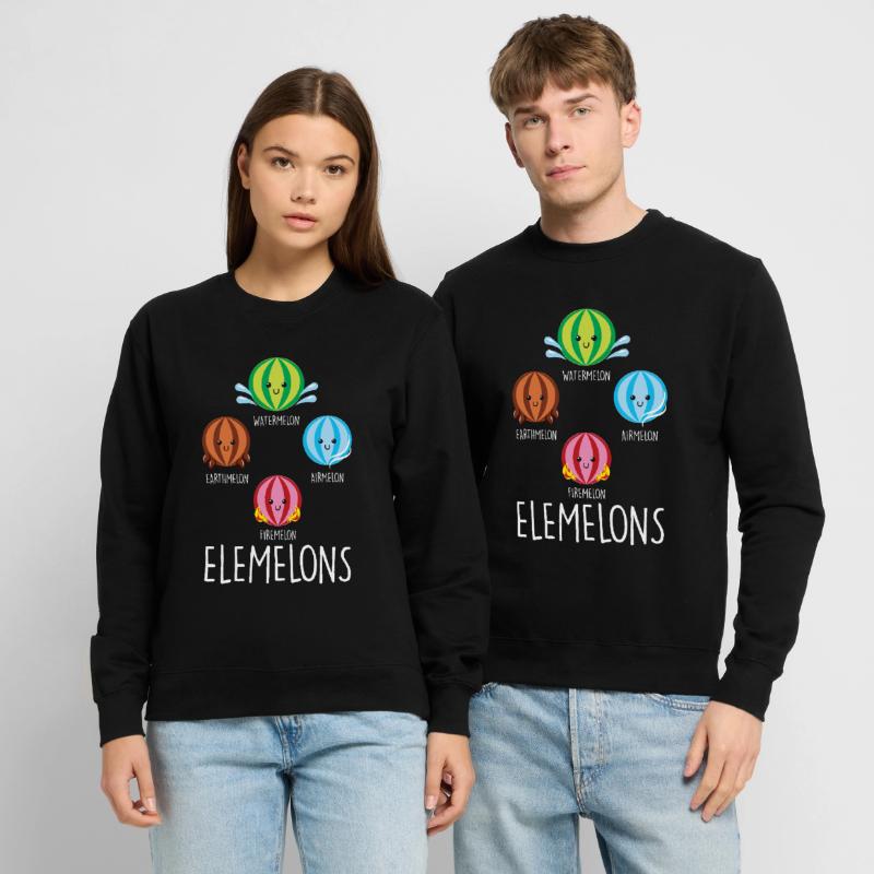 Élément pastèon Chimie Eau Terre Feu Air Sweat-shirt Unisexe