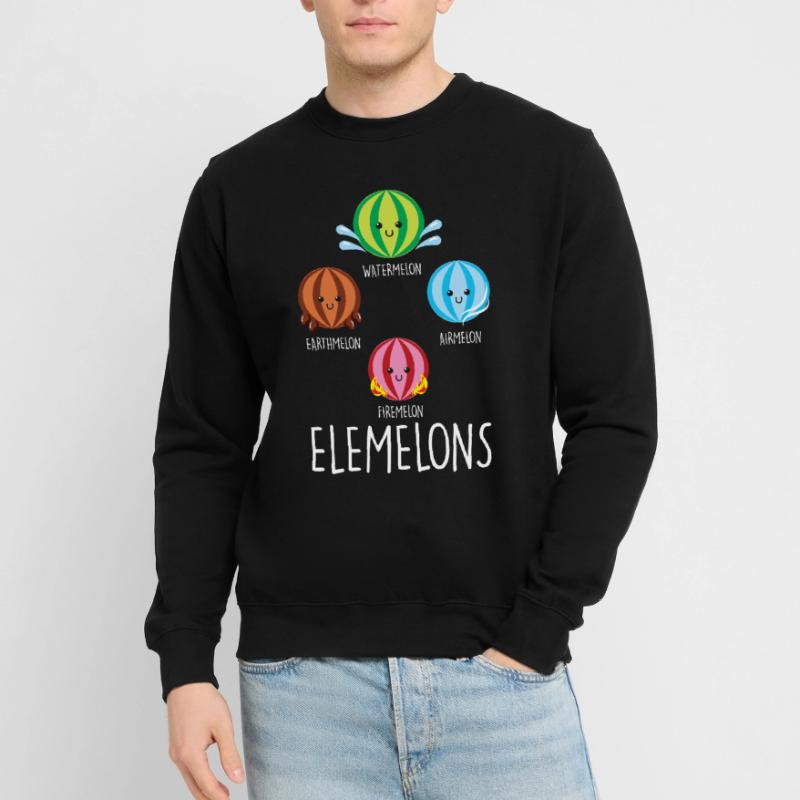 Élément pastèon Chimie Eau Terre Feu Air Sweat-shirt Unisexe