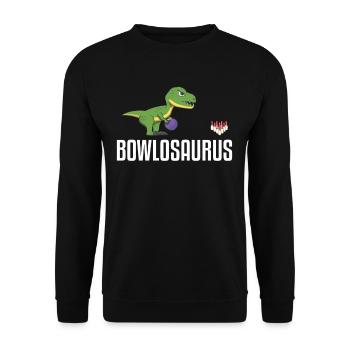 Bowling dinosaure bowler drike dino - Sweat-shirt Unisexe - noir - Devant - Alina (178cm) & Michal (187cm)