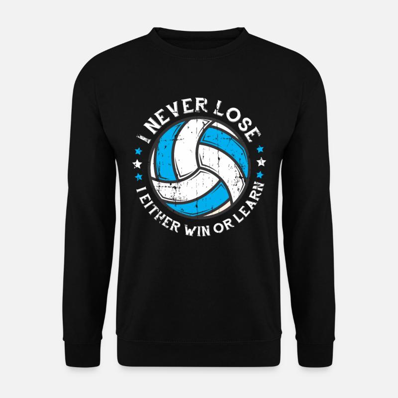 Volleyballspieler Volleyball Spruch Team Coach - Unisex Pullover - Schwarz