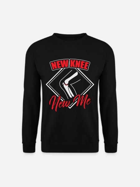 Operation Erholung Knie OP Wohlbefinden Geschenk - Unisex Pullover - Schwarz