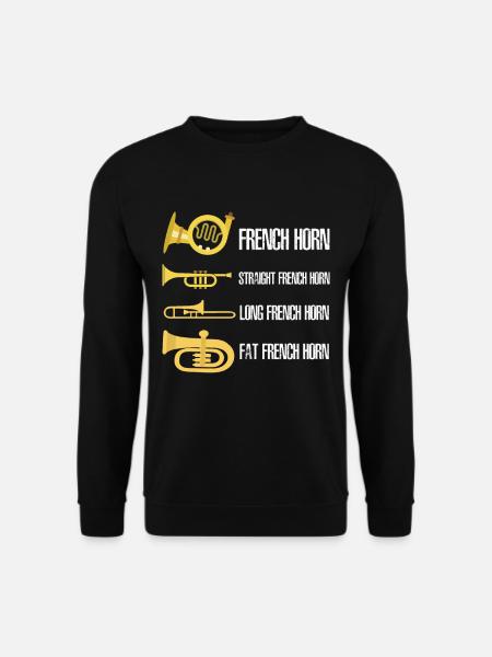 Arten von Blechbläsern Trompete Musiker - Unisex Pullover - Schwarz