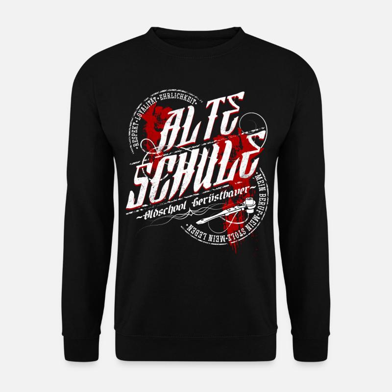Gerüstbauer Shirt bedruckt in top Markenqualität - Unisex Pullover - Schwarz