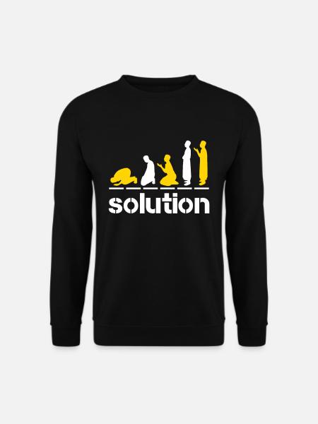 Prière islamique Islam Foi Ramadan musulman - Sweat-shirt Unisexe - noir