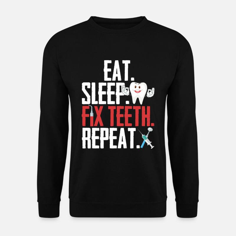 Dentistry dentist humor assistant - Unisex Sweatshirt - black