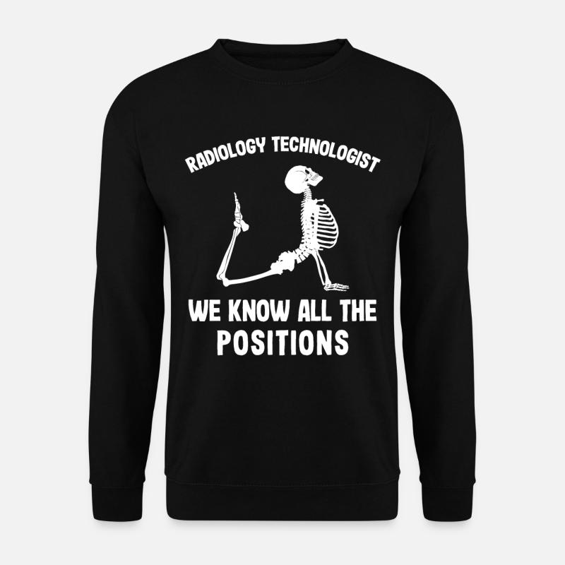 Date a radiologist skeleton radiology - Unisex Sweatshirt - black