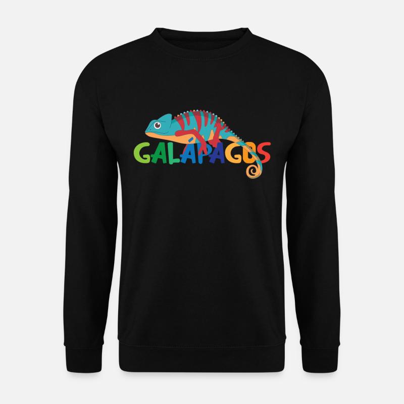 Galapagos Îles Équateur Caméléon Exotique - Sweat-shirt Unisexe - noir