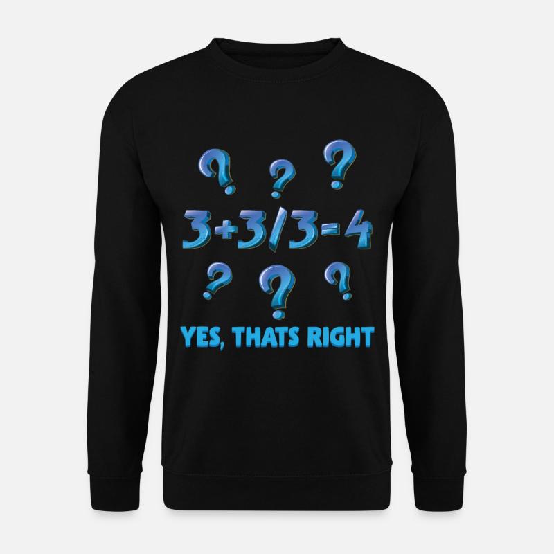Mathematics Calculation Students Mathematicians - Unisex Sweatshirt - black