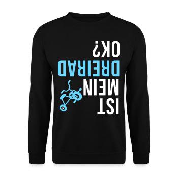 Jardin d'enfants tricycle à l'envers - Sweat-shirt Unisexe - noir - Devant - Alina (178cm) & Michal (187cm)