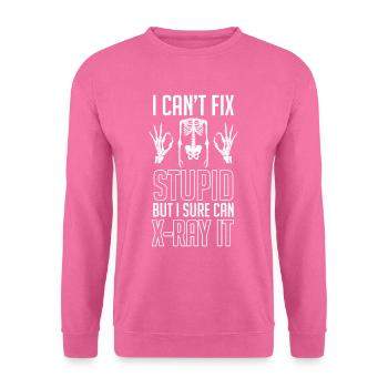 Radiologe Skelett Röntgen Techniker Radiologie - Unisex Pullover - Pink - Vorne