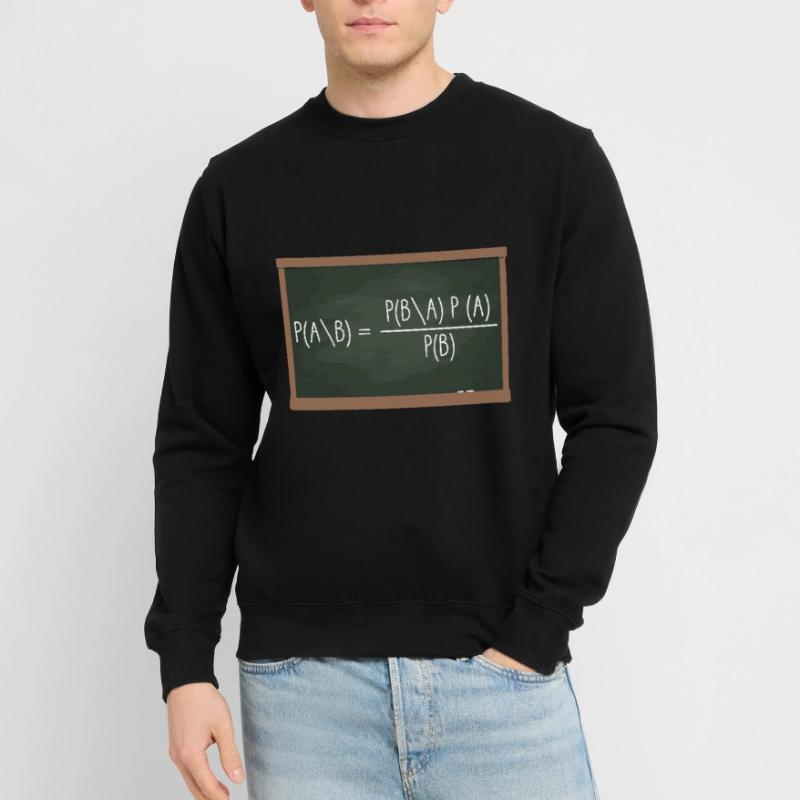 Bayes' theorem probability theory data Unisex Sweatshirt