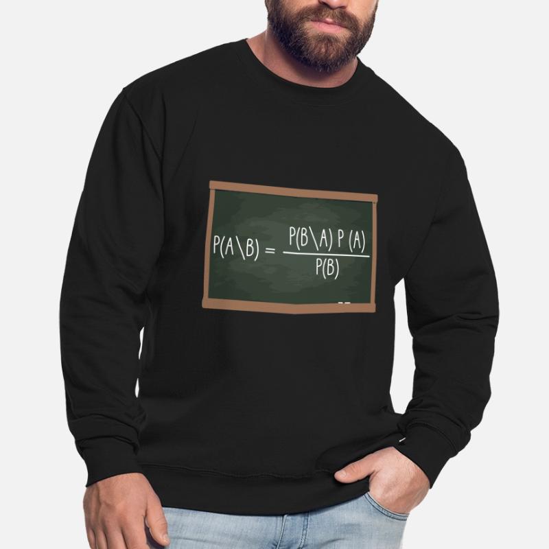 Bayes' theorem probability theory data Unisex Sweatshirt