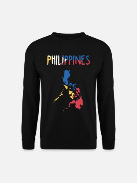 Republik der Philippinen Land Südostasien - Unisex Pullover - Schwarz