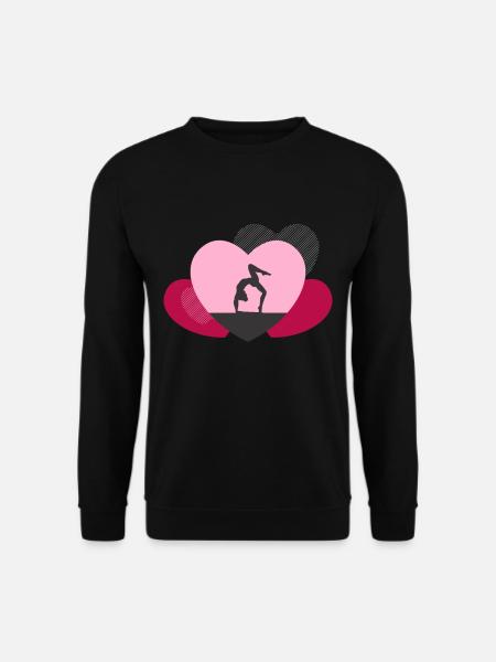 Akrobatik Mädchen Flipping Tochter Turnerin - Unisex Pullover - Schwarz