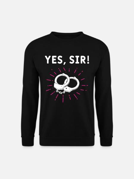 Submissive Naughty Woman Handcuffed Perverted - Unisex Sweatshirt - black