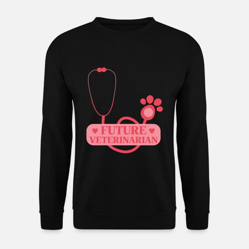 Zukünftige Tierärztin Tierarzt Studentin Kind - Unisex Pullover - Schwarz