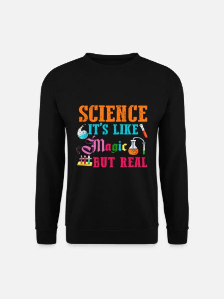 Science magic future chemistry student - Unisex Sweatshirt - black