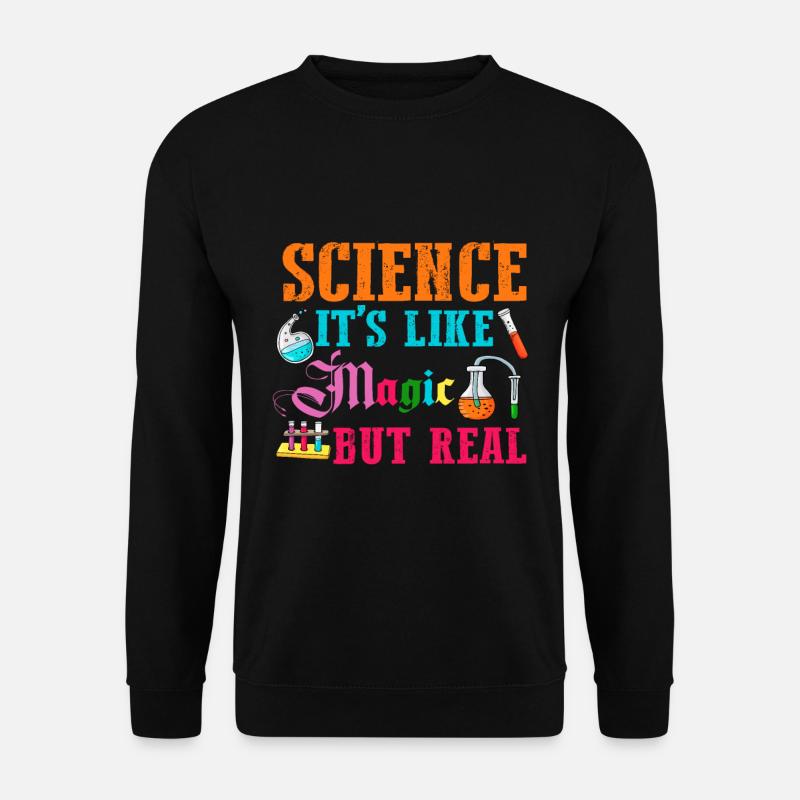 Science magic future chemistry student - Unisex Sweatshirt - black