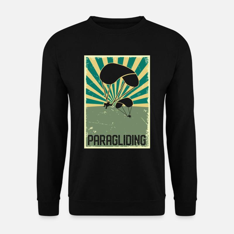 Parapente voltige parapente passe-temps - Sweat-shirt Unisexe - noir