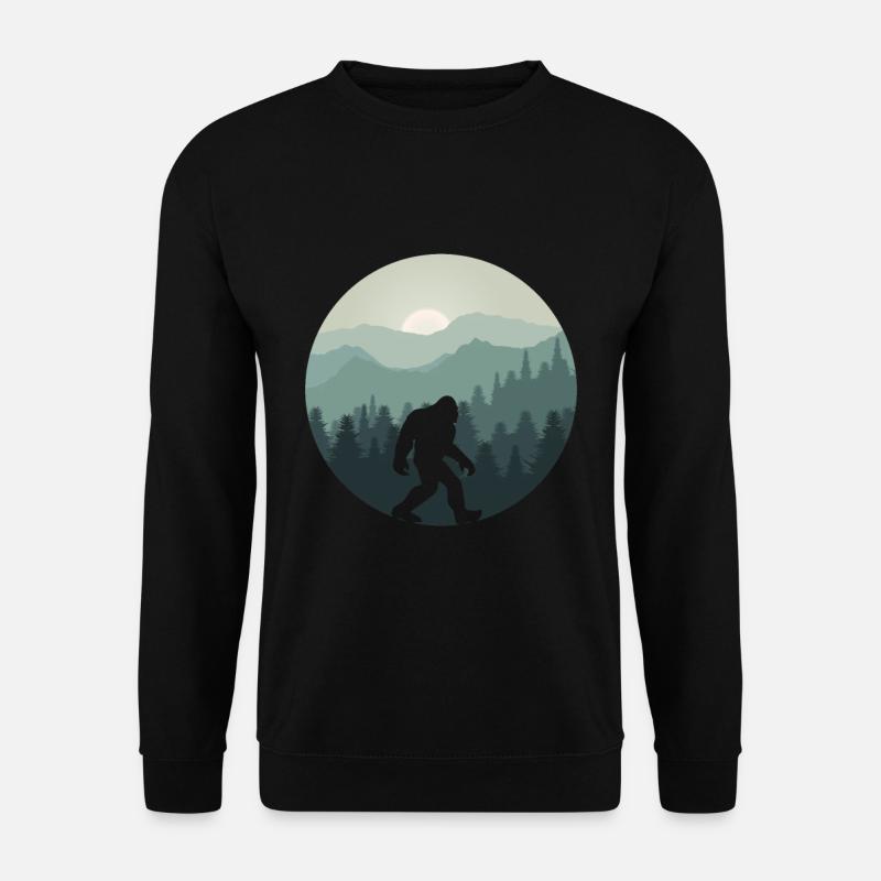 Bigfoot Berg Wald Sasquatch Fan - Unisex Pullover - Schwarz