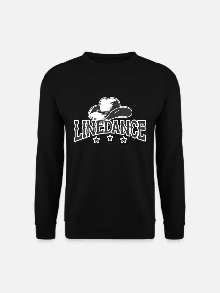 Linedance Hut Line Dancer Land Musik Lover - Unisex Pullover - Schwarz