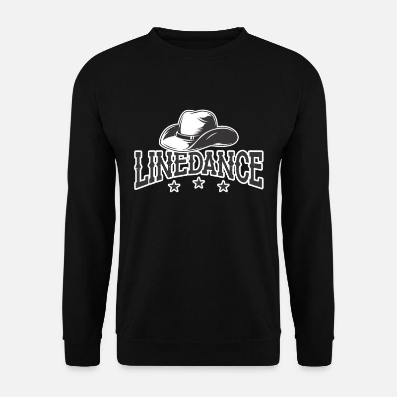 Linedance Hut Line Dancer Land Musik Lover - Unisex Pullover - Schwarz