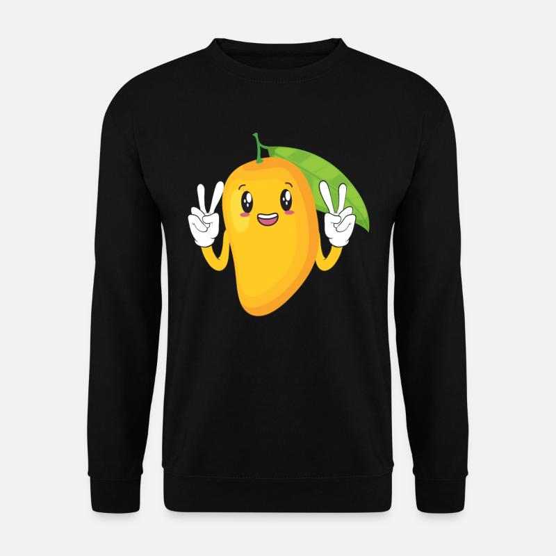 Happy Mango Summer Fruit Lovers - Unisex Sweatshirt - black