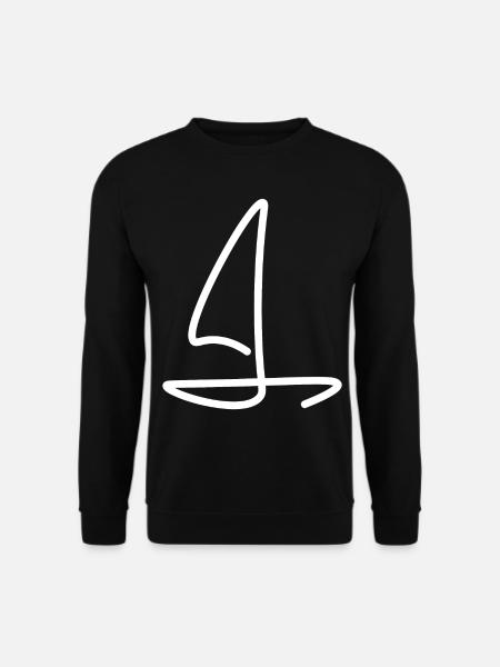 Sailing ship art - Unisex Sweatshirt - black