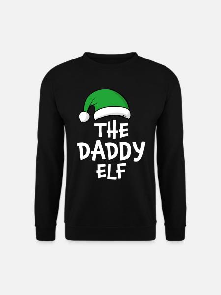 The Daddy Elf - Unisex Sweatshirt - black
